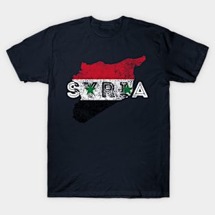 Nigerian Map and Flag Souvenir T-Shirt